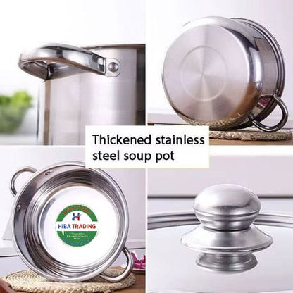 8 Piece Stainless Steel Durable Cookware Set For Daily Use