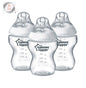 3 Piece Baby Bottles Set for Easy Feeding and Grip Design