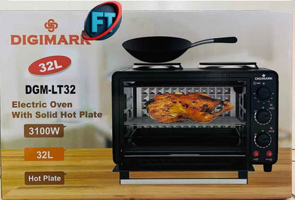 Digimark 32L Electric Two Plate Oven For Home Kitchens