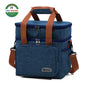 Dual Layer Insulated Lunch Bags Set For Fresh Meals