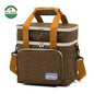 Dual Layer Insulated Lunch Bags Set For Fresh Meals