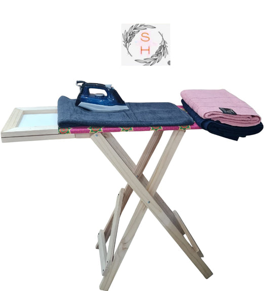 Premium Wooden Ironing Board With Sturdy Build And Quality