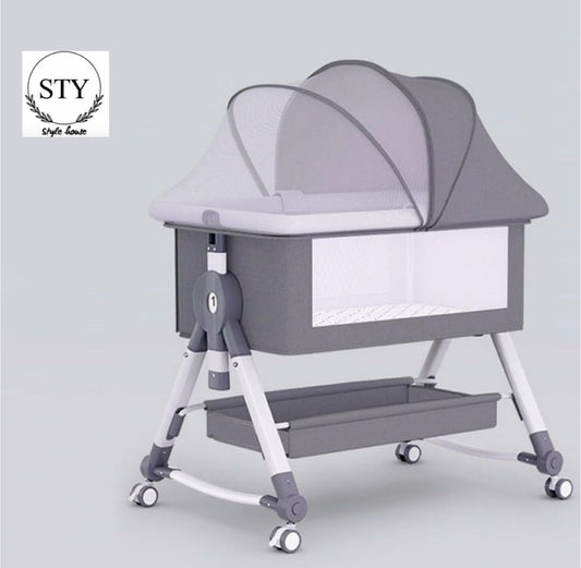 Foldable Baby Bed Crib For Nursery With Easy Setup Travel