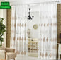Embroidered Lace Curtain Lounge Light Filtering Drapery