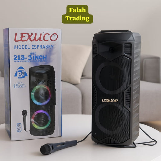 Lexuco Portable Bluetooth Speaker With Rich Crystal Sound