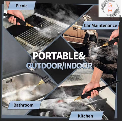 Portable Steam Cleaner for Indoor and Outdoor Cleaning