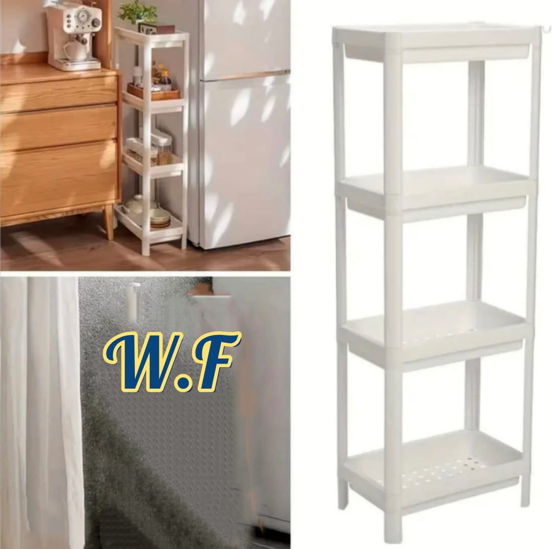 Elegant Bathroom Storage Rack With Shelves For Organization
