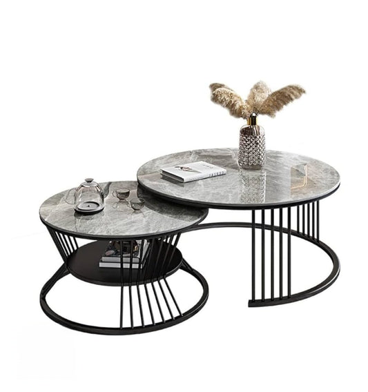 Elegant Round Coffee Table With Sturdy Wood Craftsmanship