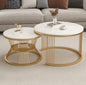 Elegant Round Coffee Table With Sturdy Wood Craftsmanship