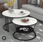 Elegant Round Coffee Table With Sturdy Wood Craftsmanship