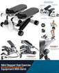 Mini Stepper Exercise Equipment With Band For Home Fitness
