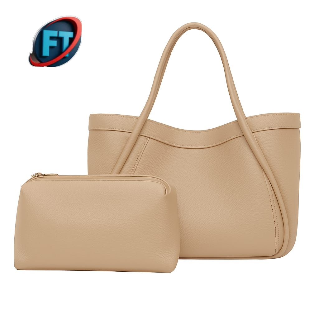 Ladies Bags Two Piece Set Handbag Wallet For Daily Use