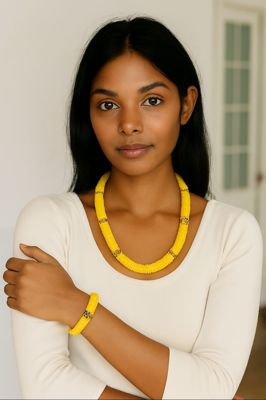 Beaded Necklace And Bracelet Set For Elegant Gift Idea