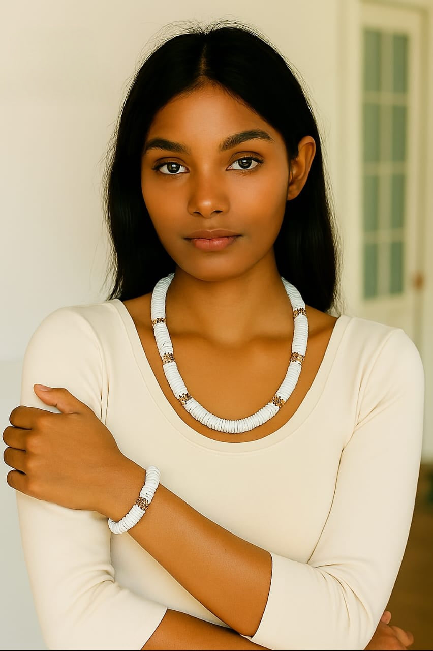 Beaded Necklace And Bracelet Set For Elegant Gift Idea