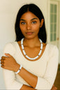 Beaded Necklace And Bracelet Set For Elegant Gift Idea