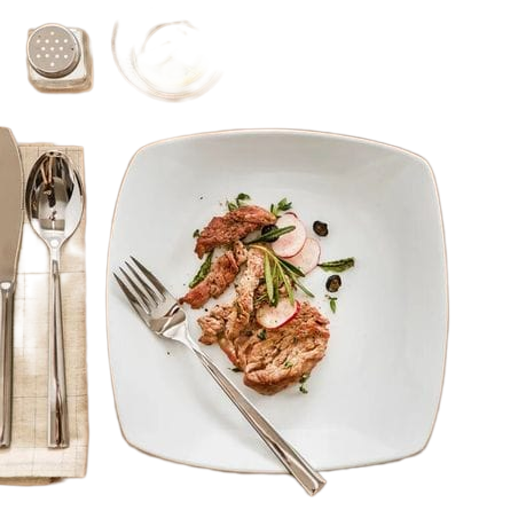 10 Piece White Dinner Plates Set For Everyday Dining