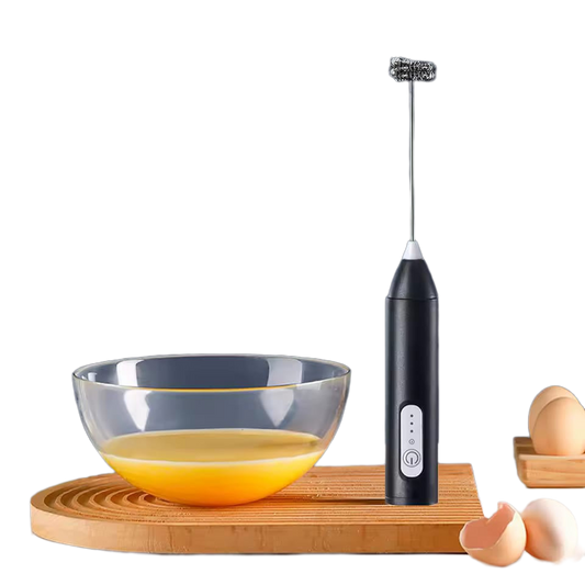 Rechargeable Electric Milk Frother For Creamy Foam At Home