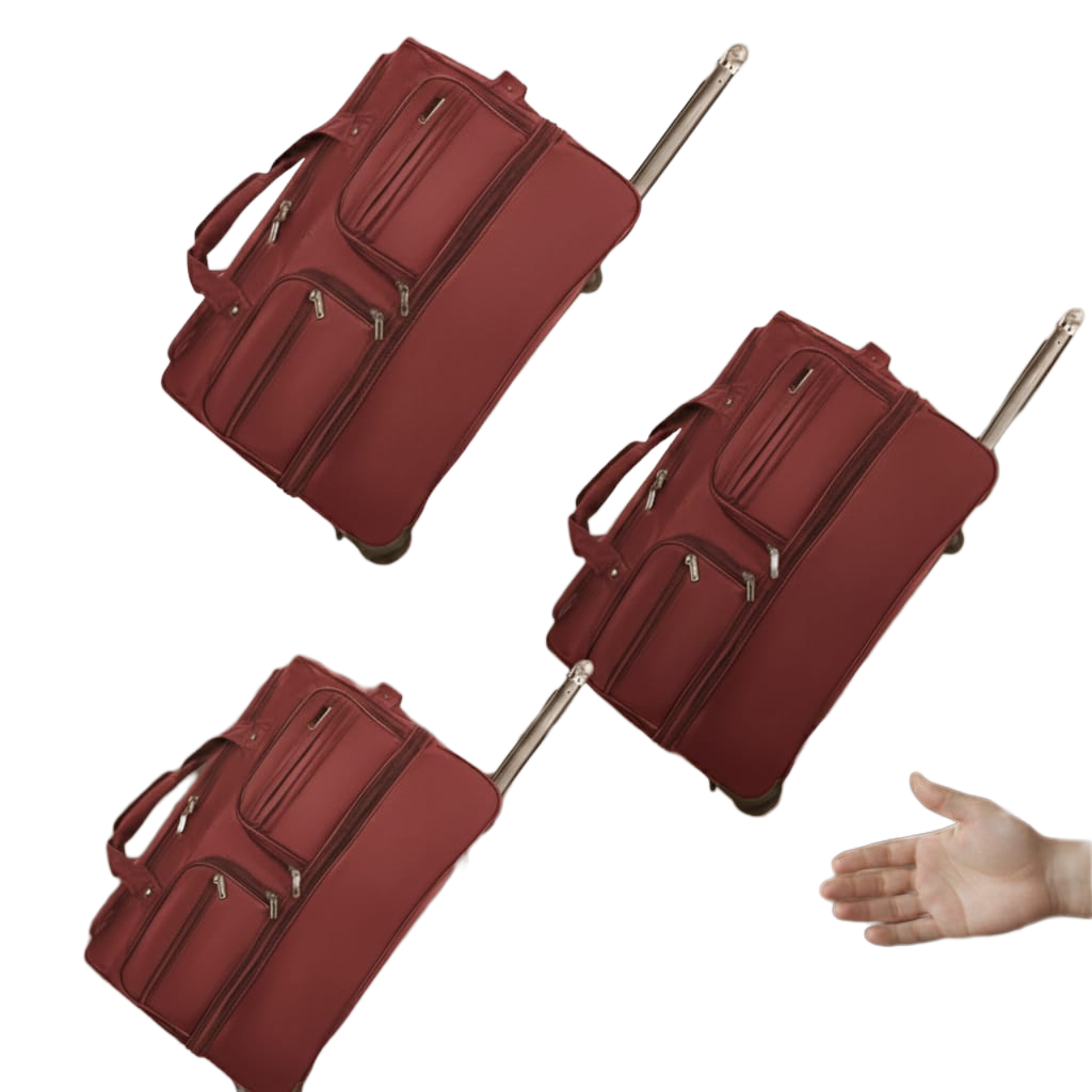 3 Piece Travel Bag Set Large Medium Small Luggage Organizer