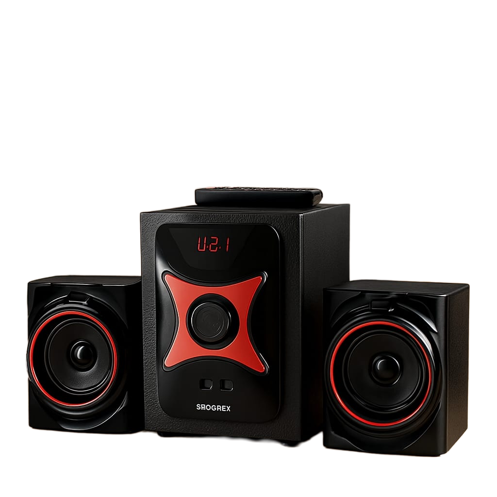 3 Piece Bluetooth Speaker System For Flexible Placement