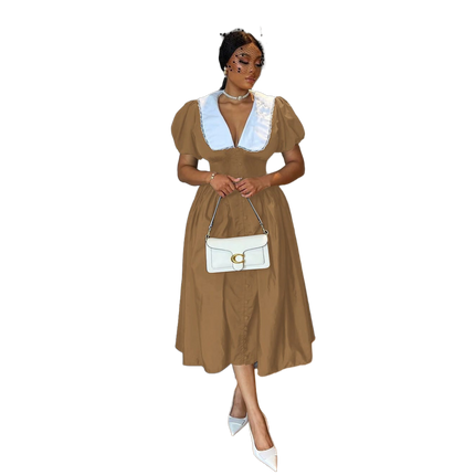 Elegant Semi Formal Event Dress For Weddings And Parties With Modern Silhouette