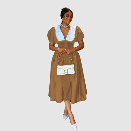 Elegant Semi Formal Event Dress For Weddings And Parties With Modern Silhouette