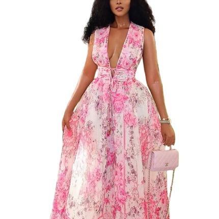 Pink Dress For Women Flattering Fit, Lightweight Breathable Fabric, All Day Comfort, Effortless Everyday Elegance by Vicetech Merchants