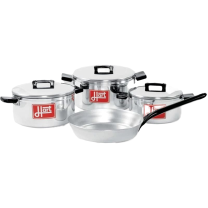 Hart Pots 6 Piece Set With Free Pan Durable Cookware