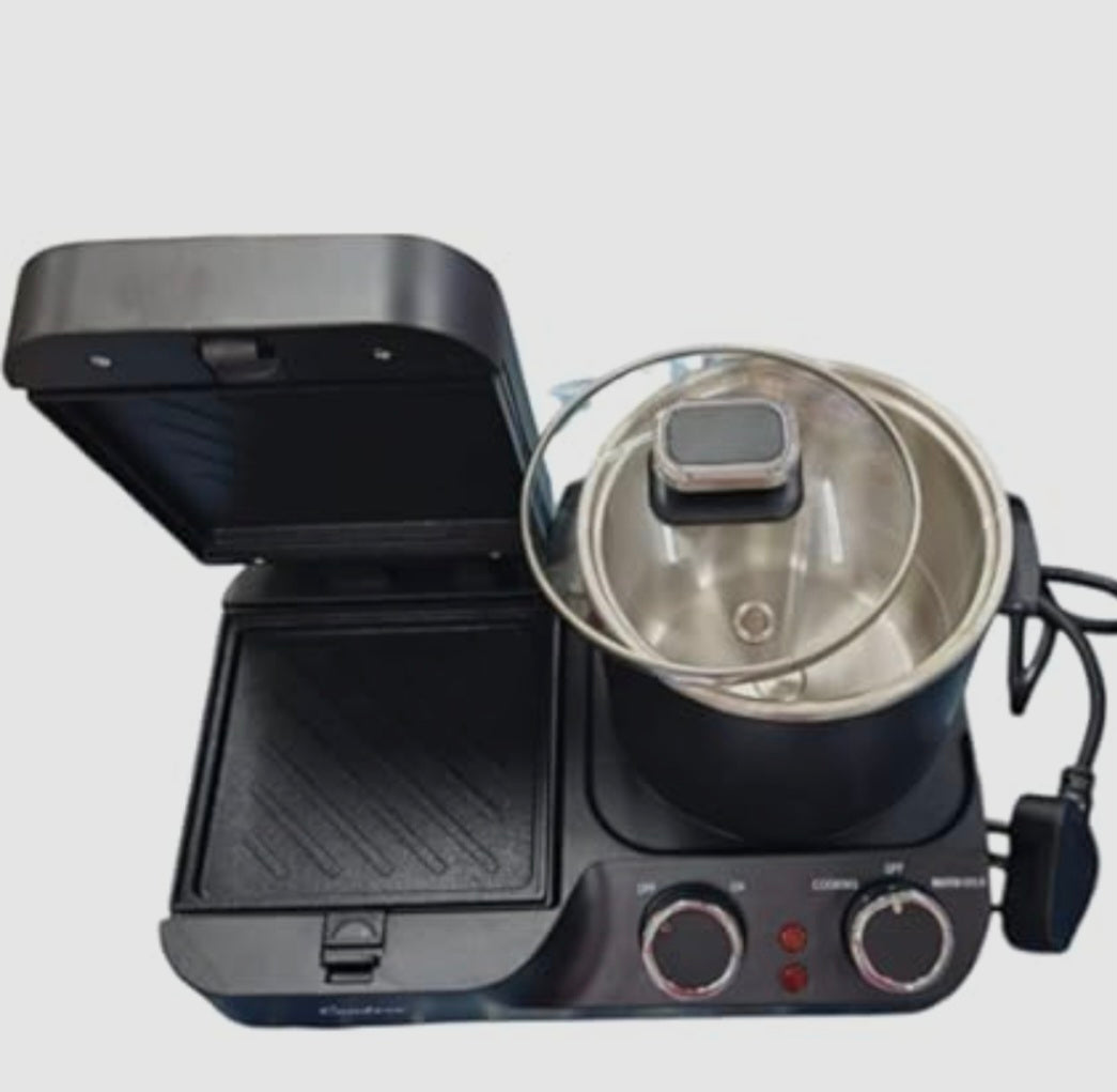 Breakfast Maker 4 In 1 Sandwich 800ml Pot Capacity 600W