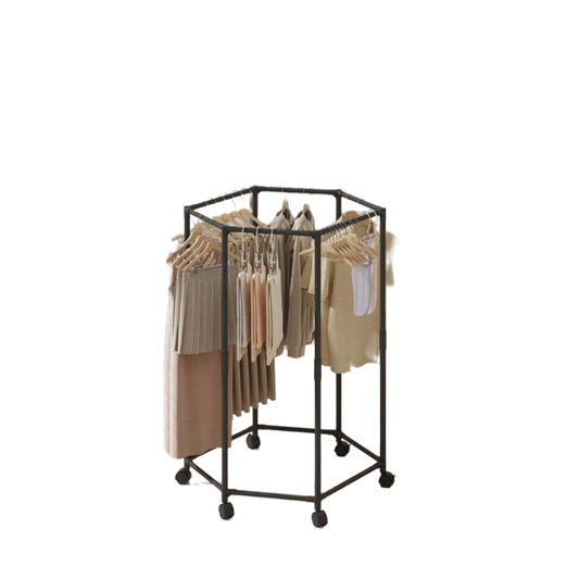Rotating Clothes Hanger With Space Saving Design Swivel