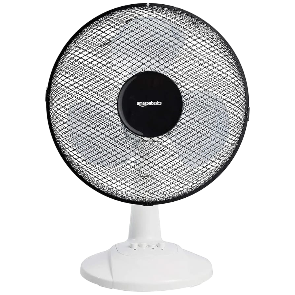 Table Desk Fan 40 Watts 20 Inch With 3 Speed Oscillation