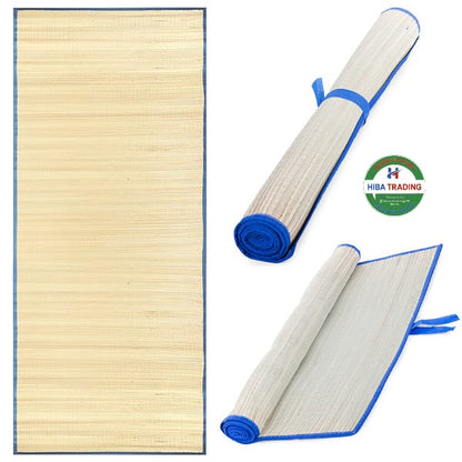 Natural Straw Beach Mat Portable Outdoor Picnic Blanket
