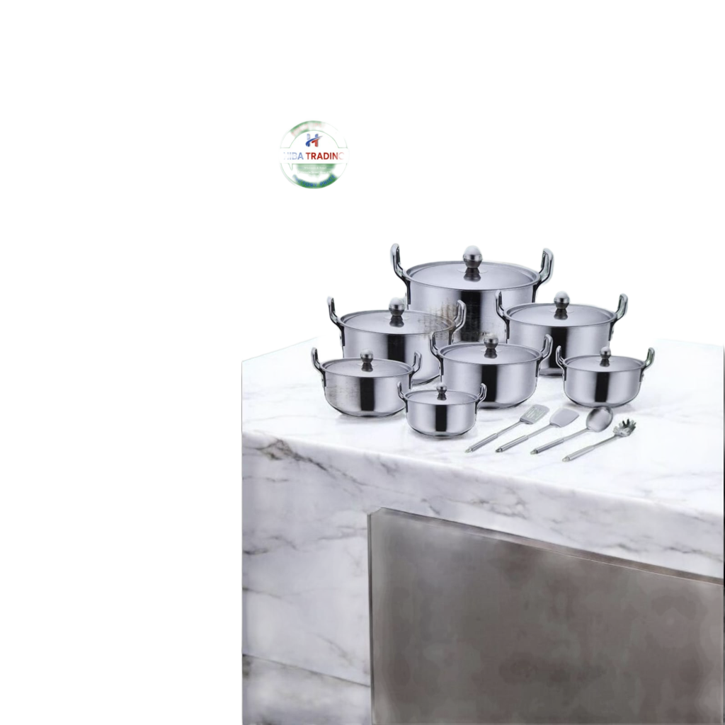 20 Piece Aluminum Pot Set Premium Kitchen Cookware Quality