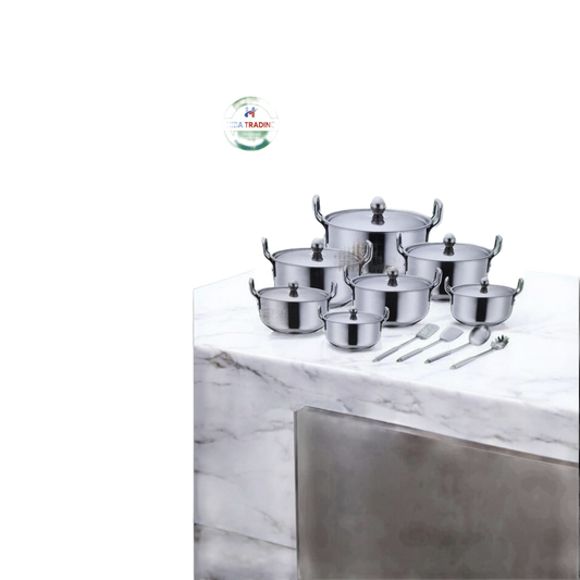 20 Piece Aluminum Pot Set Premium Kitchen Cookware Quality